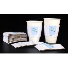 Manchons de tasse en papier imprimés pour boire à chaud